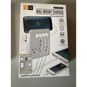 Case Logic Universal Wall Mount Charger With Docking Station New